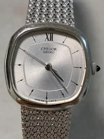 CREADOR SEIKO 손목시계 실버 메쉬