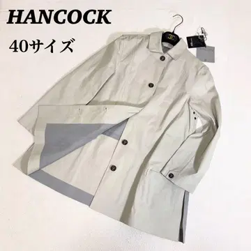 [ 레어 ] HANCOCK 스텐카라 코트 밴딩 빅 사이즈 바이컬러
