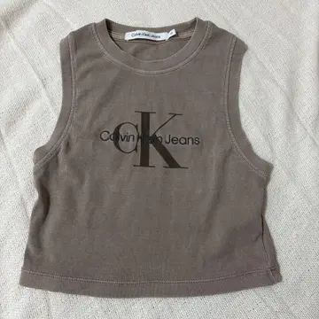 Calvin Klein Jeans 탱크탑 브라운