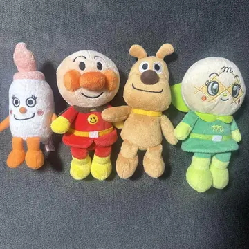 호빵맨 봉제 인형 4개 세트
