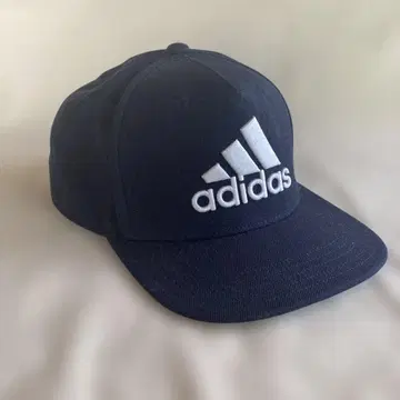 adidas 캡 로고 자수 네이비 모자