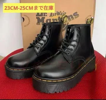 [ 새상품급 ] Dr.Martens 1460 6홀 통굽 마틴 부츠 블랙