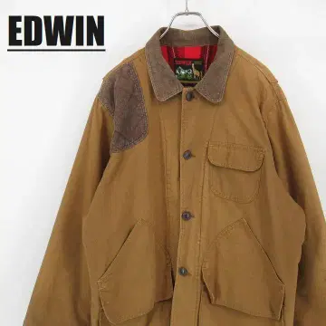 80s 에드윈 헌팅 자켓 E633-0108 L 브라운