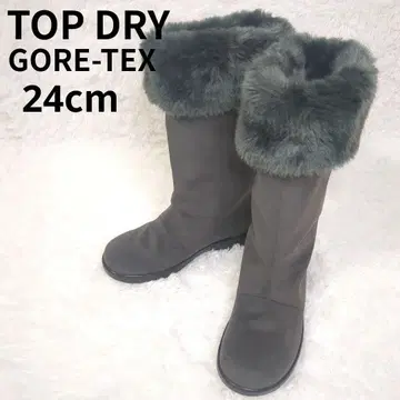 미사용급 TOP DRY 부츠 고어텍스 방수 스웨이드 보아 24cm
