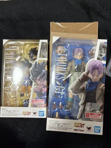 S.H.Figuarts 드래곤볼GT 손오공&트렁크 장미 개봉품