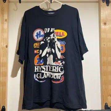 사이즈 XL HYSTERIC GLAMOUR 티셔츠 히스걸 카메라