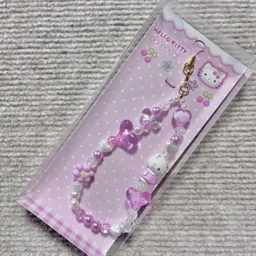 키티 폰 스트랩 체리 헤이세이 레트로 산리오