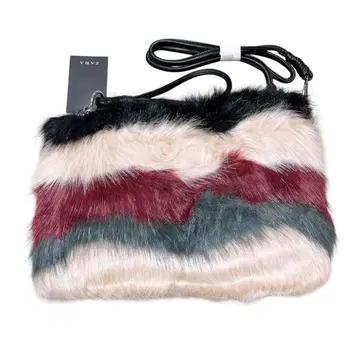 ZARA 멀티 컬러 퍼 백