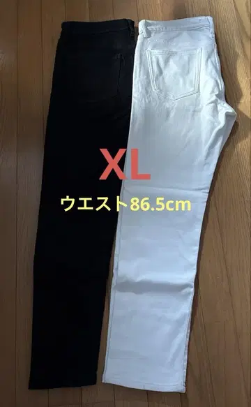 유니클로 히트텍 남성용 청바지 블랙과 화이트 2도