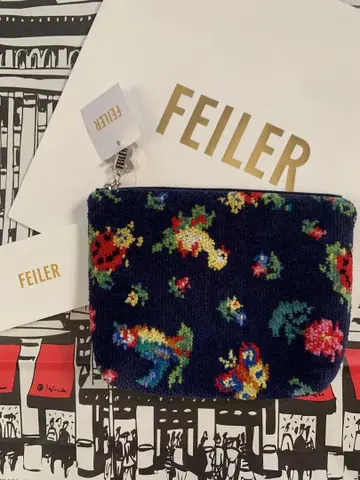 FEILER 학교 페이러 파우치 네이비 하이디 기프트 봉투 종이 봉투