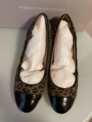 [새상품] FABIO RUSCONI 레오파드 펌프스 23cm
