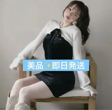 ANDMARY Anita 리본 미니 드레스