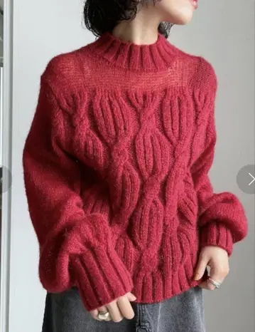 Ameri UNDRESSED CABLE SHEER KNIT