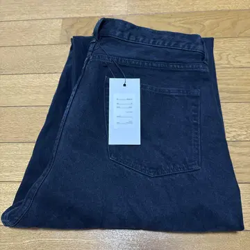 A.PRESSE Black Washed Wide Denim Pants