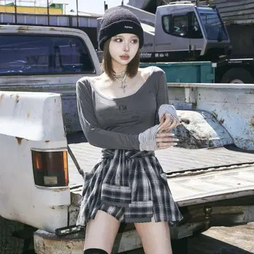 darich 컷 레이어드 상의