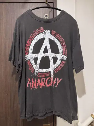 아나키 anarchy 양면 프린트