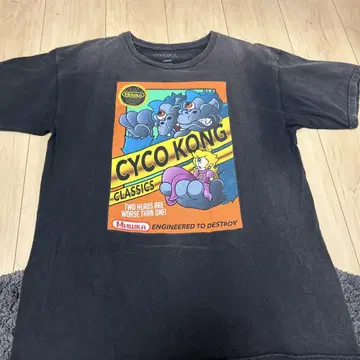 MISHKA CYCO KONG 티셔츠 L 사이즈 블랙