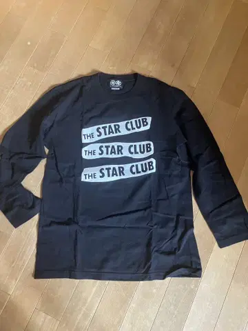 THE STAR CLUB 스타클럽 3연 로고 긴팔 티셔츠
