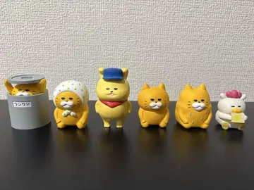 길고양이 부대 가챠가챠 피규어 6체 세트