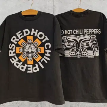 Red Hot Chili Peppers 빈티지풍 헤비 웨이트 T셔츠