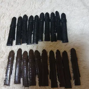가죽 벨트 세트 (블랙 브라운 엠보)
