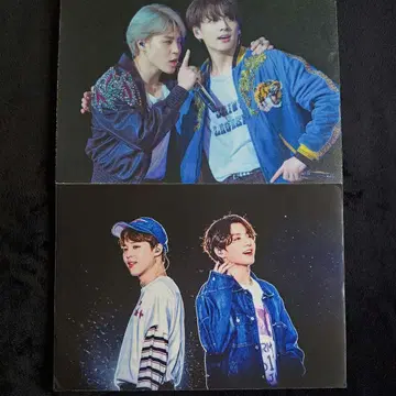 BTS 정국 지민 패널 2장 세트