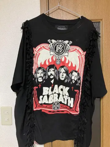 BLACK SABBATH 프린지 T셔츠 리메이크 garbagine