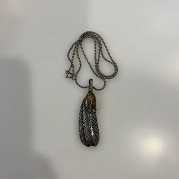 페더 디자인 목걸이