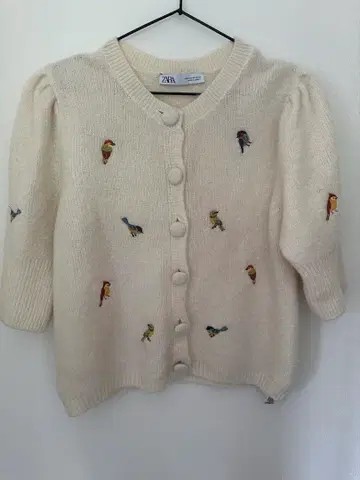 ZARA 자라 가디건 7부 소매 M 사이즈 미사용 새상품