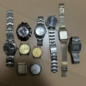 SEIKO 남성용 손목시계 10개 세트