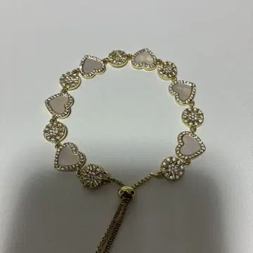 골드 하트 팔찌
