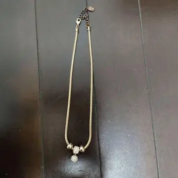 Calp 로프 체인 목걸이 골드 계열