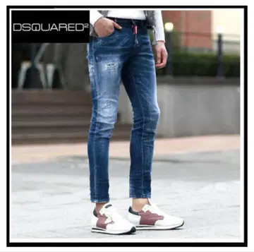 DSQUARED2 데미지 가공 슬림핏 데님