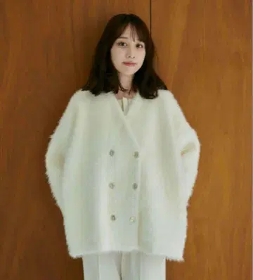 le.ema mohair touch 가디건