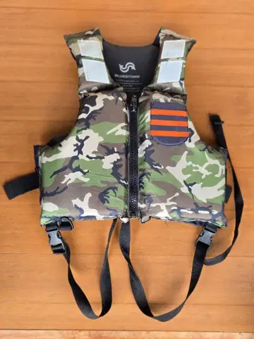 BLUESTORM 카모플라쥬 구명 조끼