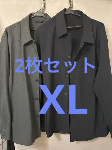 유니클로 칸도우 셔츠 자켓 울 라이크