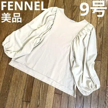 [ 새상품급 ] 스콧 클럽 FENNEL 볼륨 소매 이소재 도킹 상의