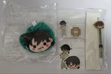 명탐정 코난 세가 럭키 쿠지 모두 함께 봉제 인형 스크런치 오키타 소지