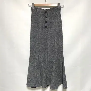 Rirandture 플레어 스커트 헤링본 디자인 사이즈 0