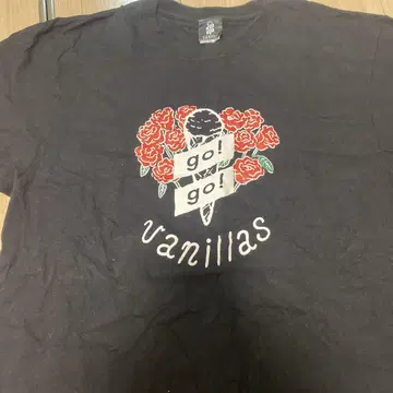 go!go!vanillas T셔츠 블랙 컬러