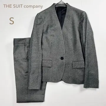 더 수트 컴퍼니 비즈니스 포멀 수트 셋업 울 노카라 S