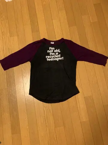 Velva Sheen 래글런 셔츠 7부 소매 구제 의류