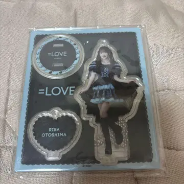 =LOVE 2025 블랙 의상 오토시마 리사 아크릴 스탠드