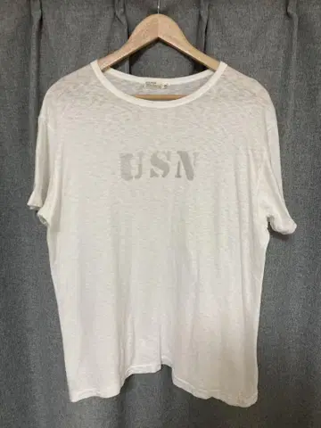 웨어하우스 USN 프린트 T셔츠 사이즈 38