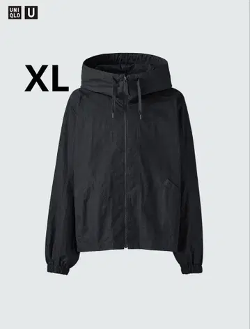 [UNIQLO U] [중고] 후디드 블루종 MEN/09 BLACK/XL