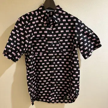 TSUMORI CHISATO 배트 패턴 반팔 셔츠
