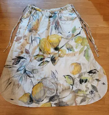 ZARA ZW COLLECTION 프린트 미디 스커트