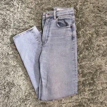 MOUSSY 라이트 블루 스트레이트 데님