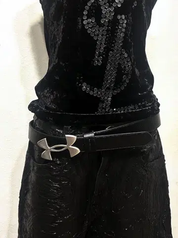 Under Armour Black leather belt