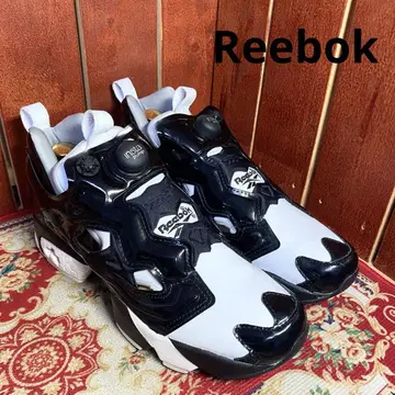 Reebok 펌프 퓨리 블랙 화이트 에나멜 박스 포함 26.5cm